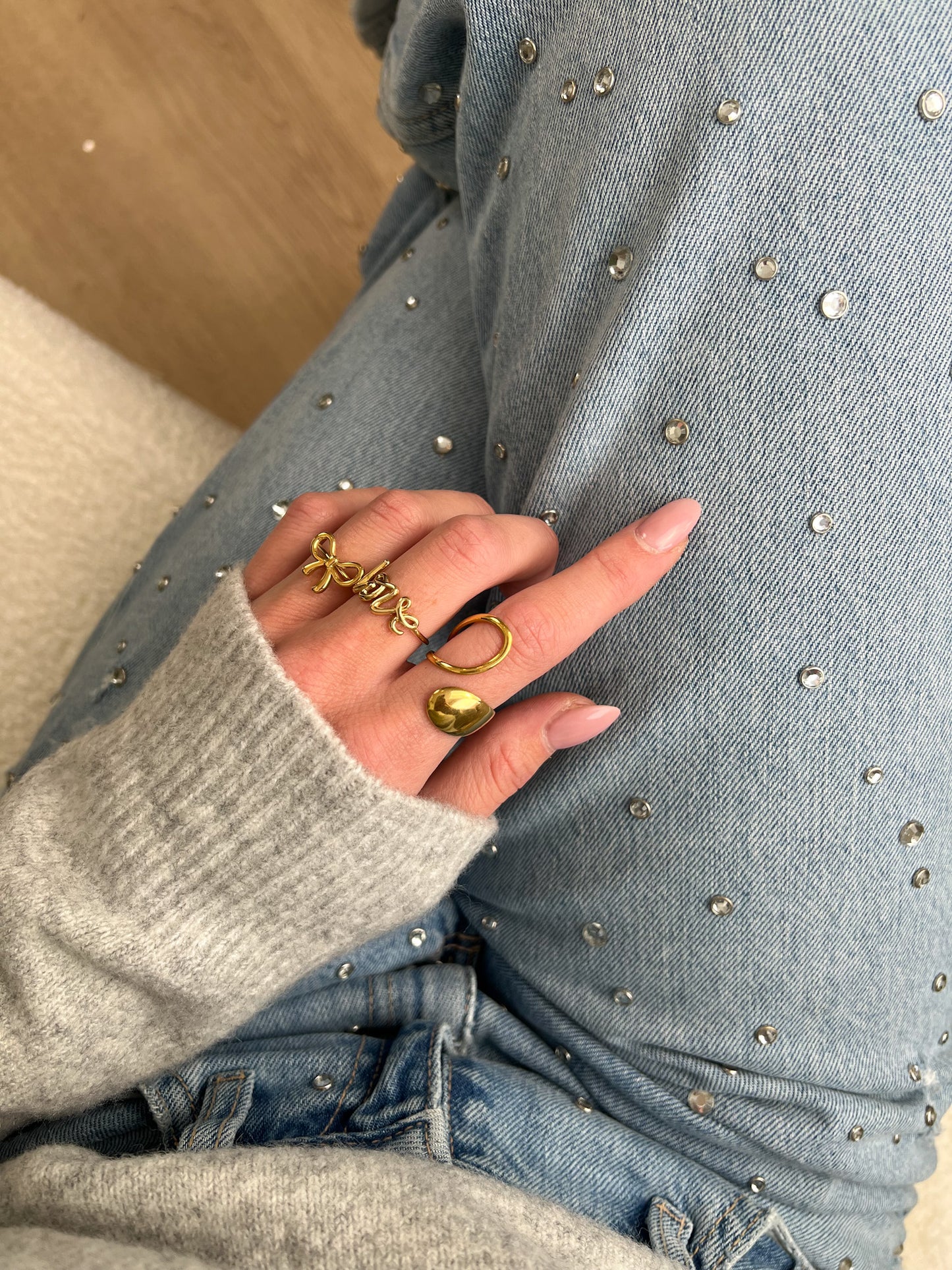 Ring LOVE letters groot