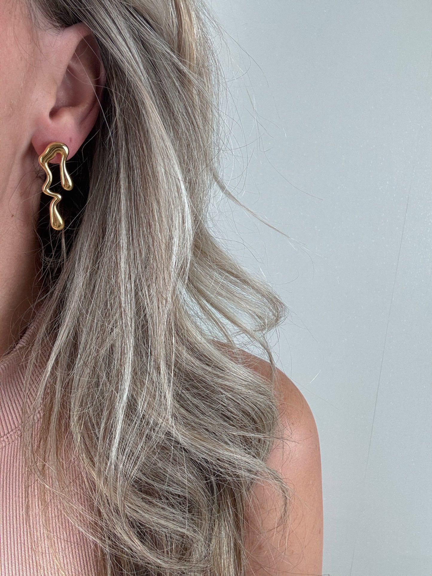 Oorbellen asymmetrische drups