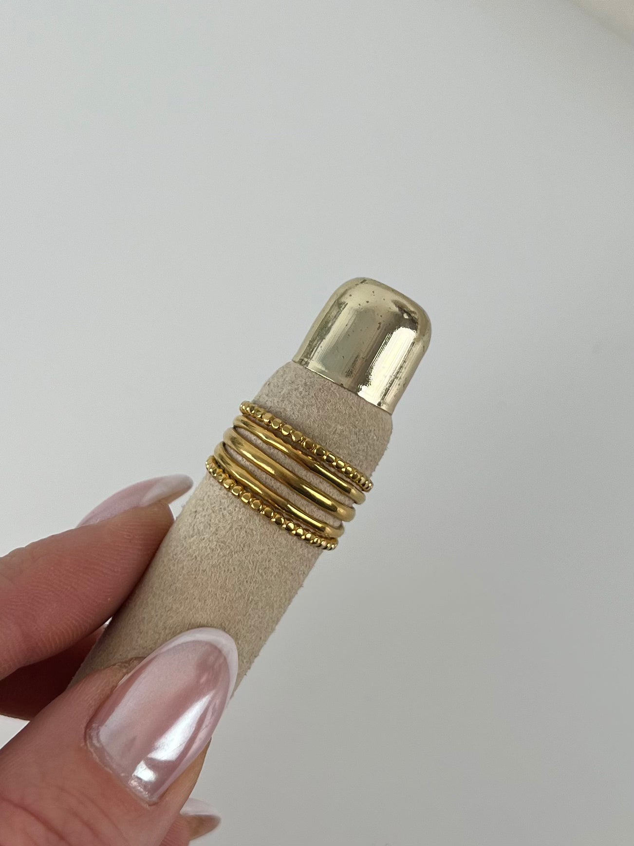 Ring vijf lagen met dots rand
