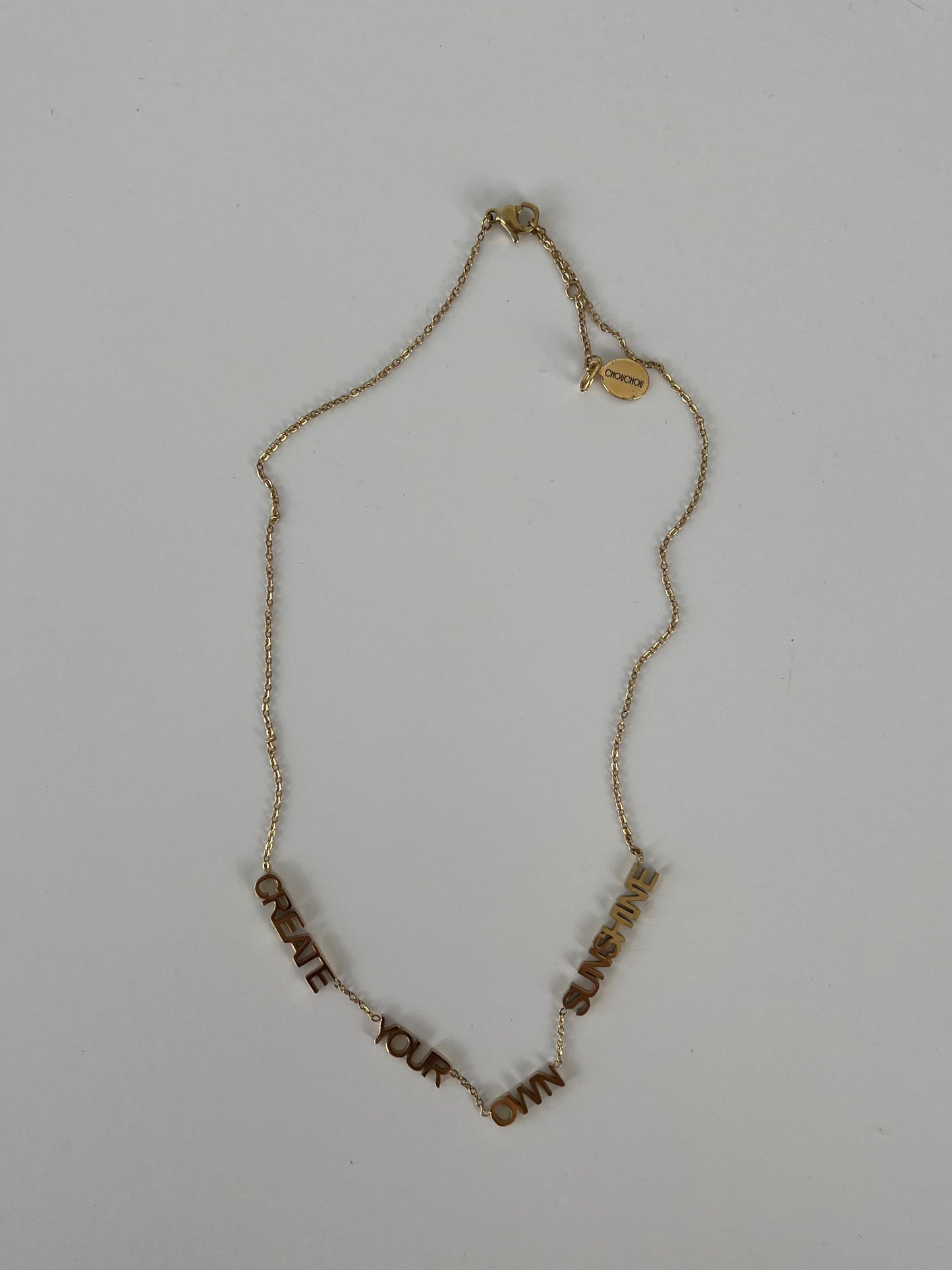 Ketting 'create sunshine'
