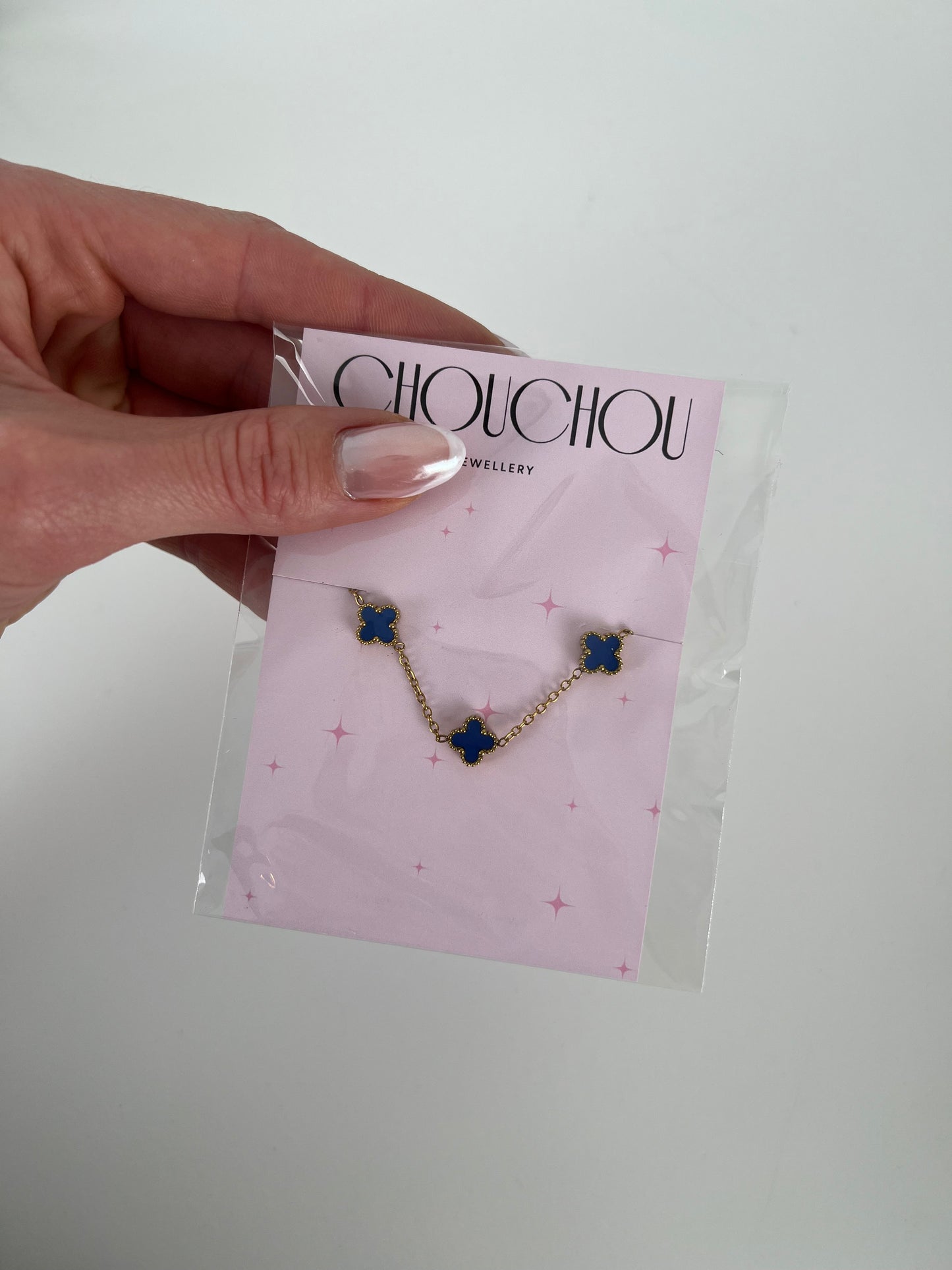 Armband gekleurde klavers