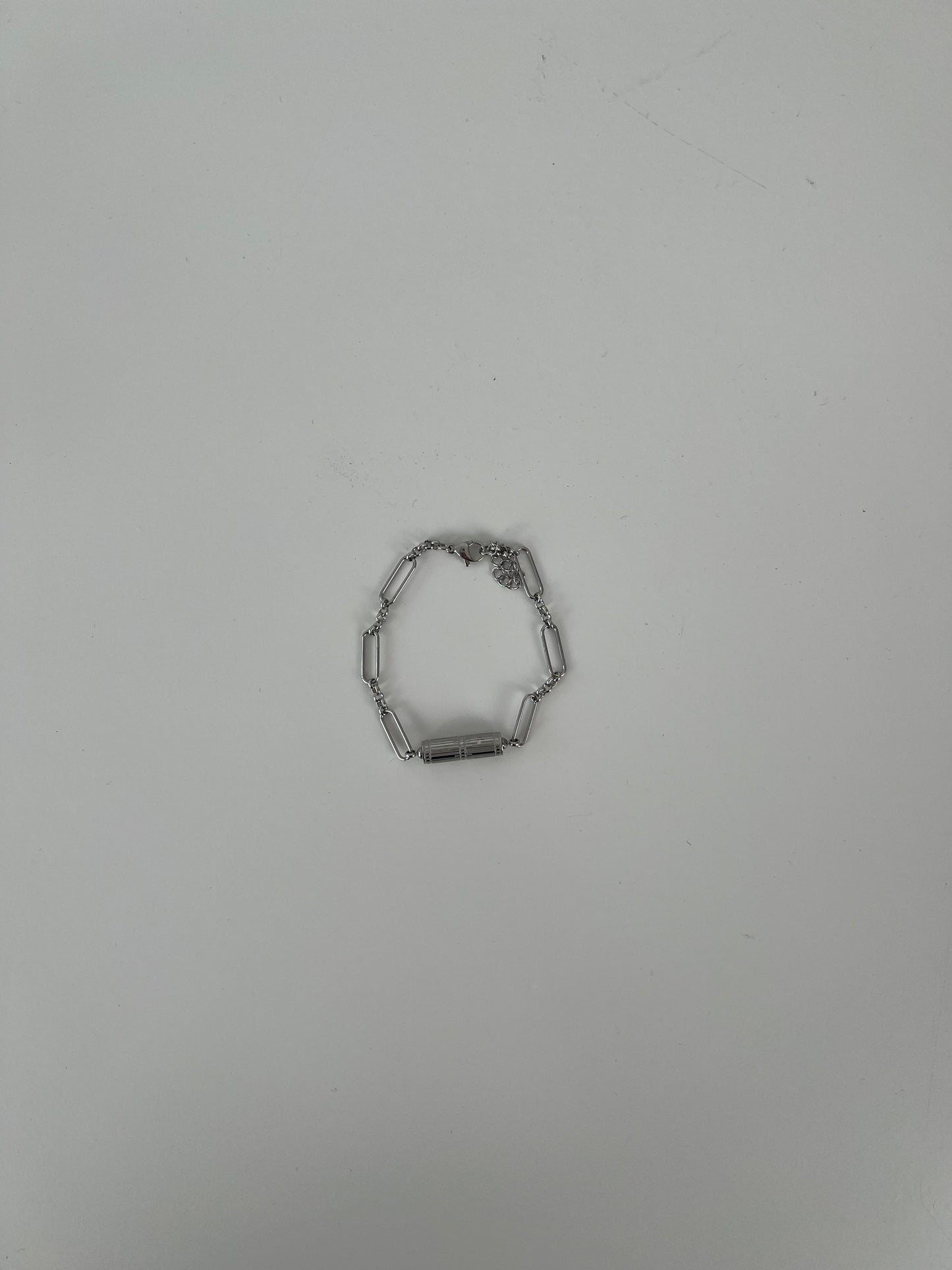 Schakelarmband basic bedel zilver