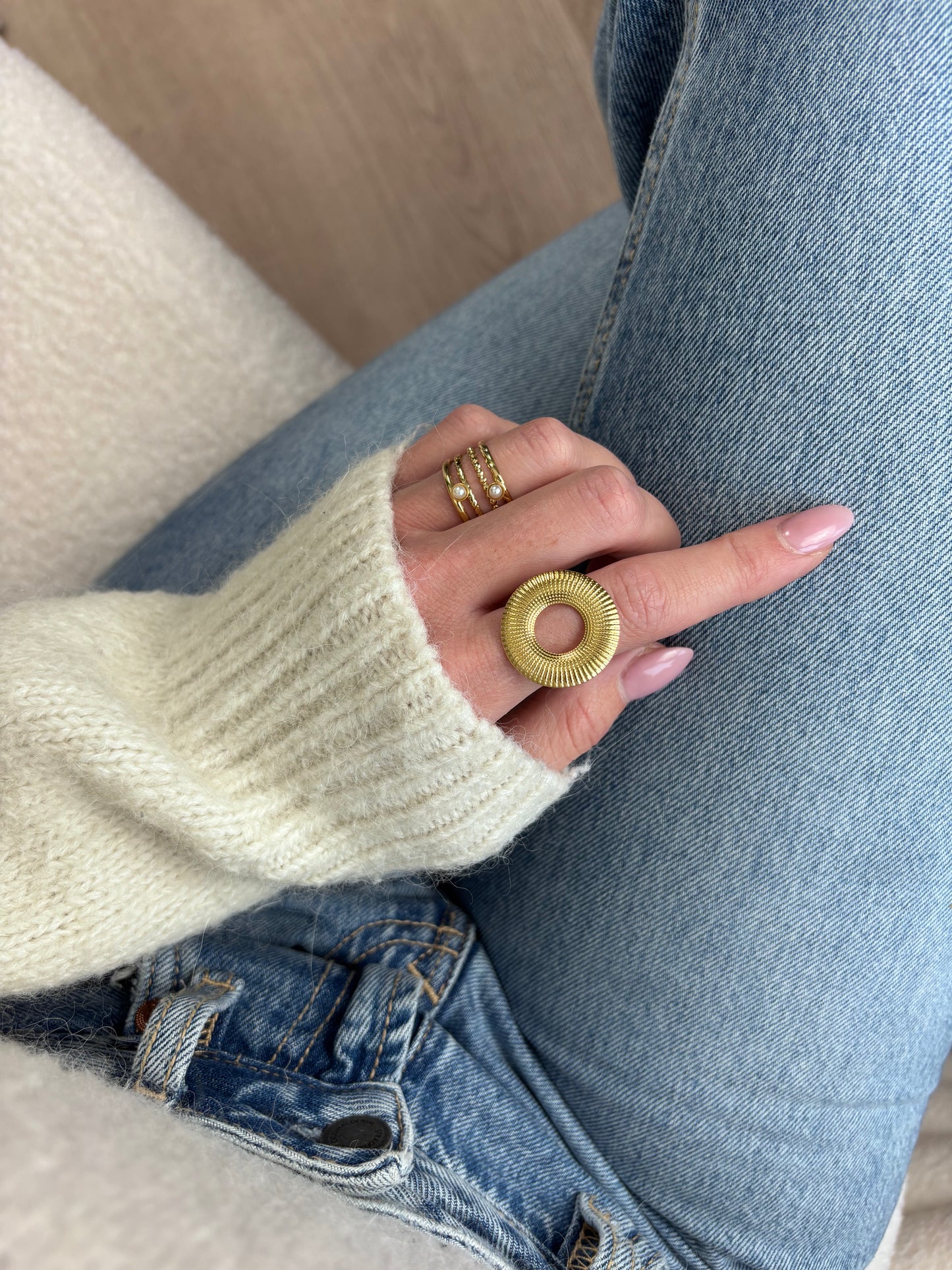Ring statement O met patroon