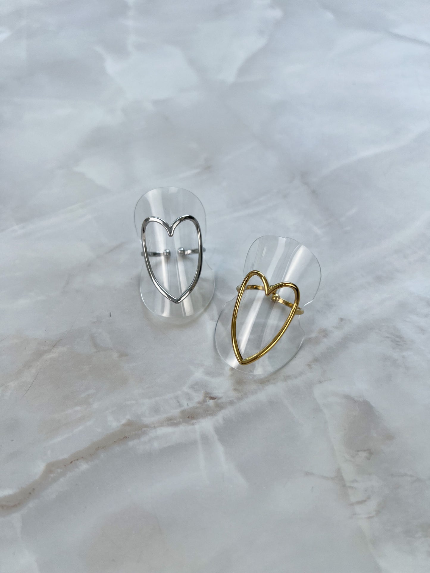 Ring big open heart