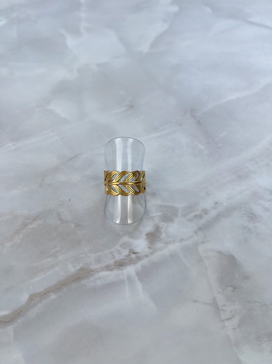 Ring rondom in de vorm van blaadjes