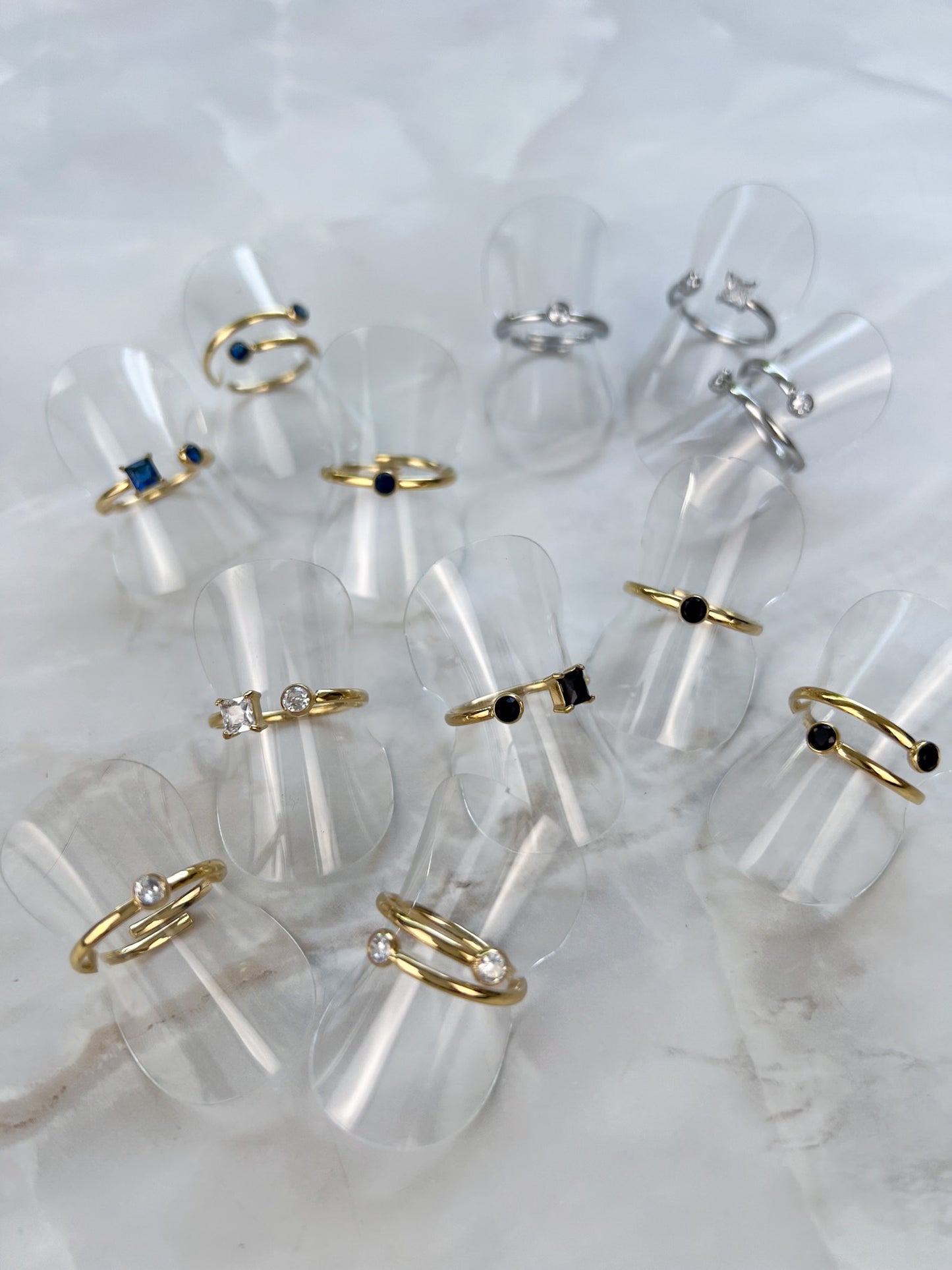 Ring mix and matchen met steentjes