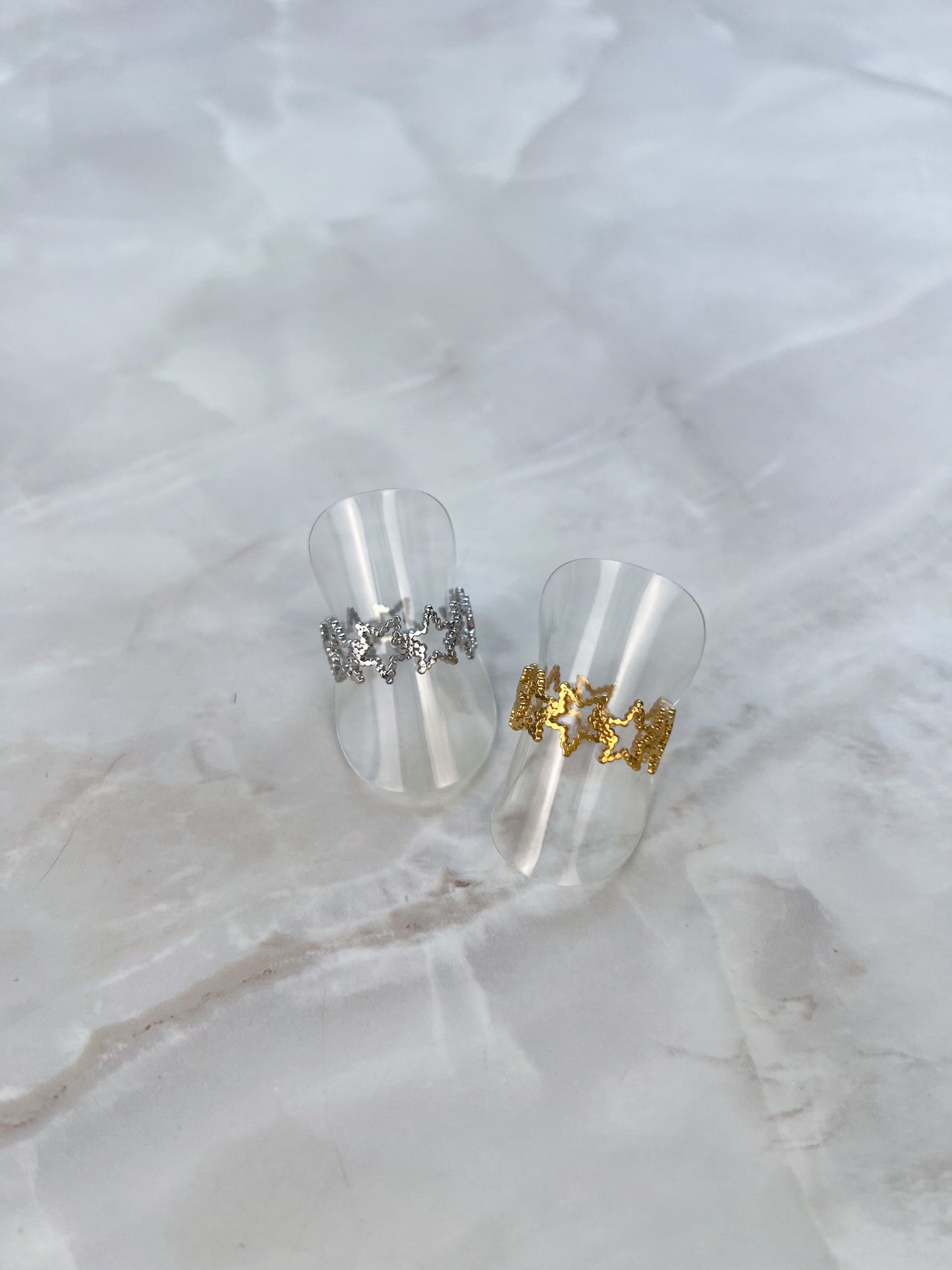 Ring rondom open sterretjes