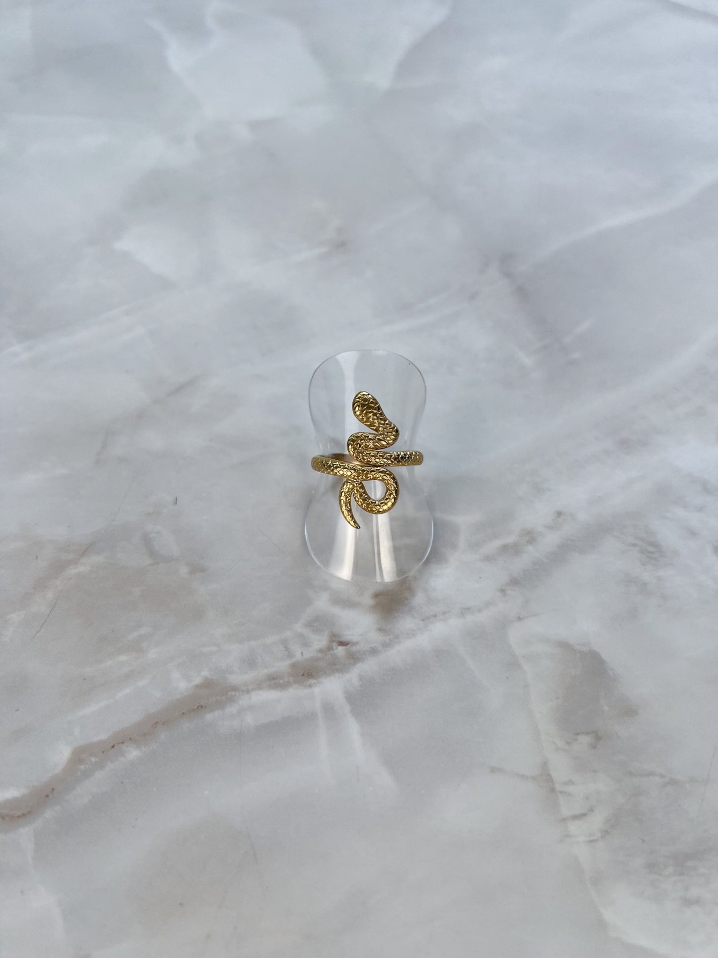 Ring snake met patroon