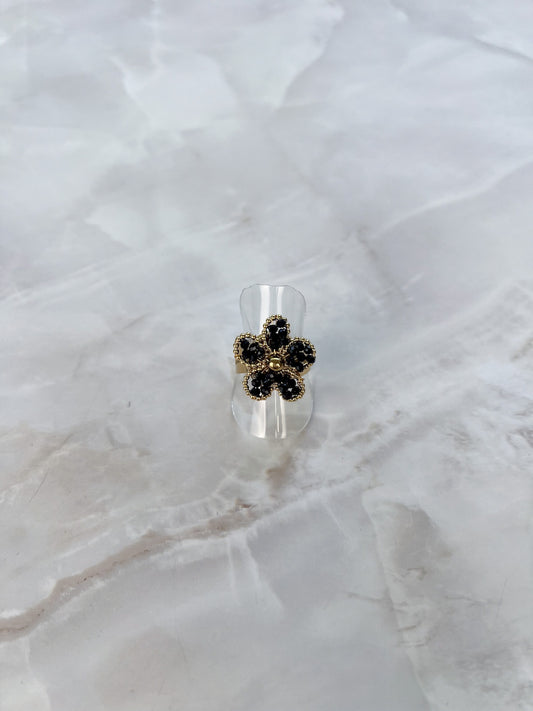 Ring beaded flower