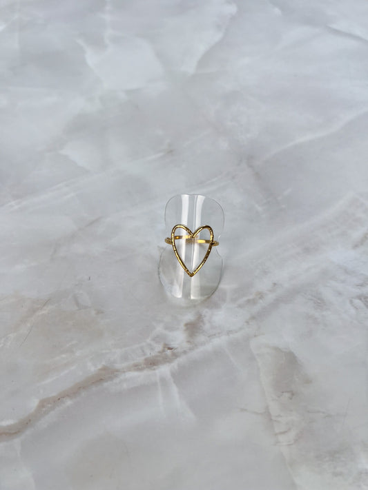 Ring fijn open hartje