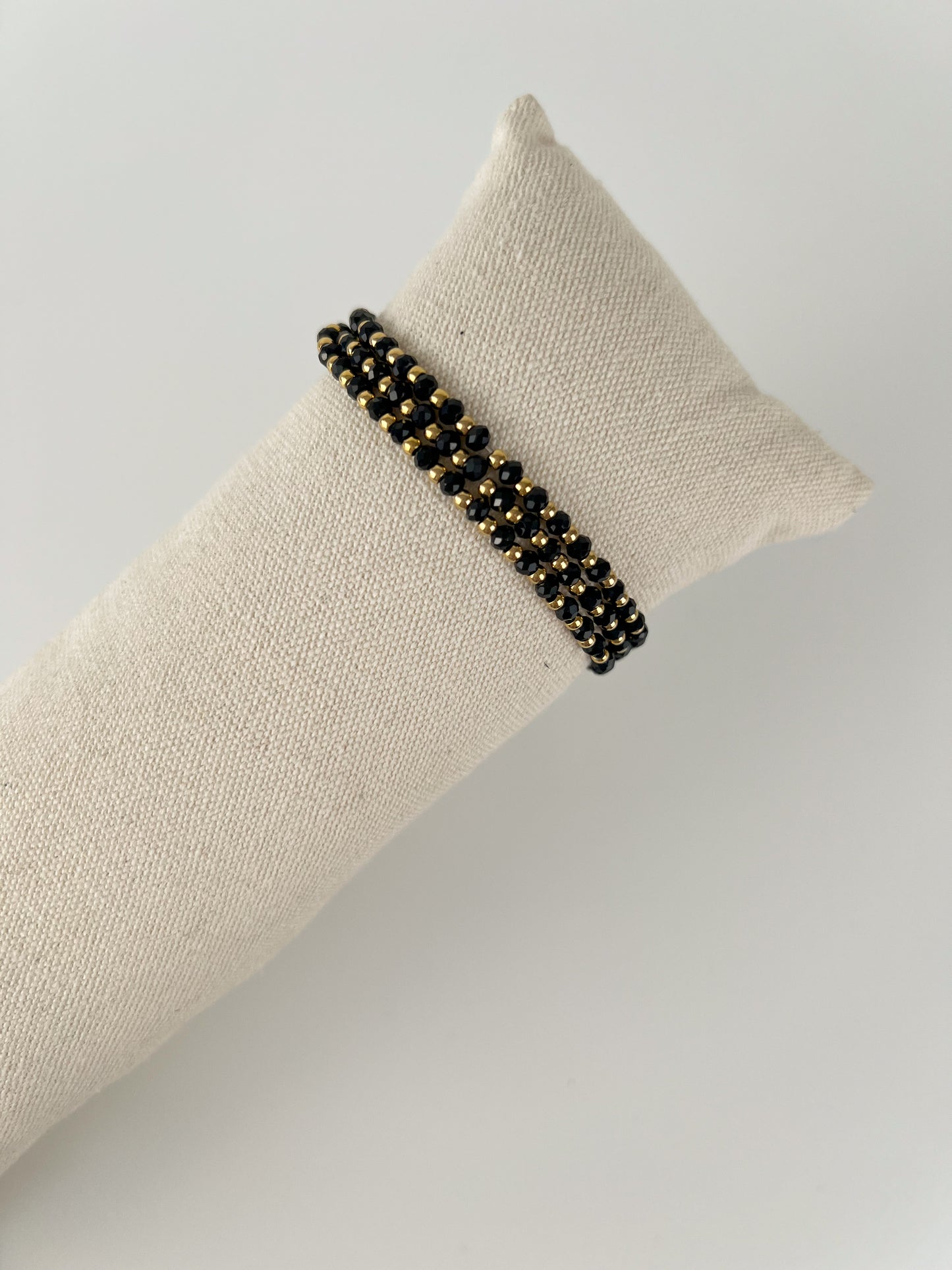Elastisch armbandjes setje met kleur kraaltjes