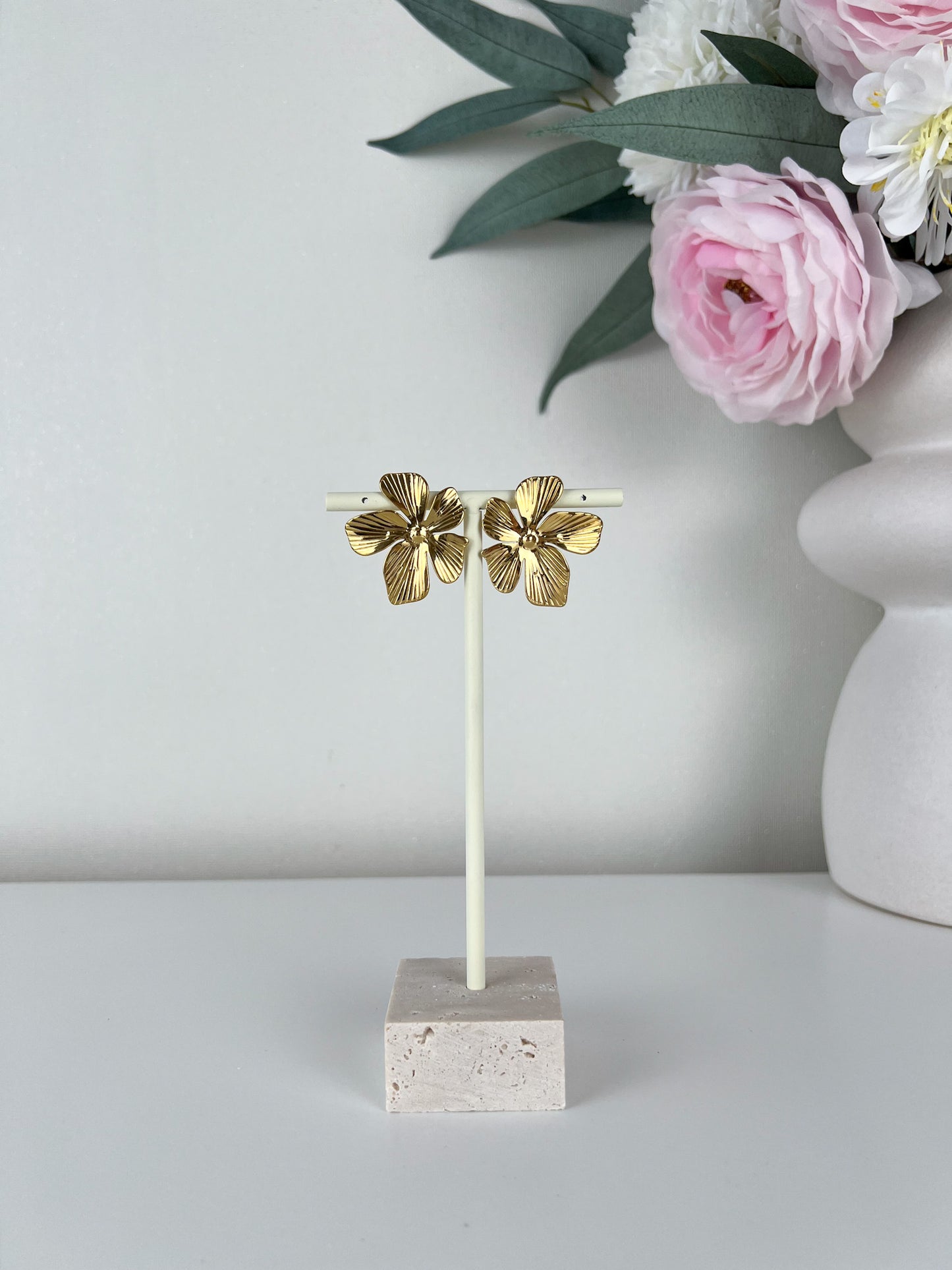 Studs oorbellen flower