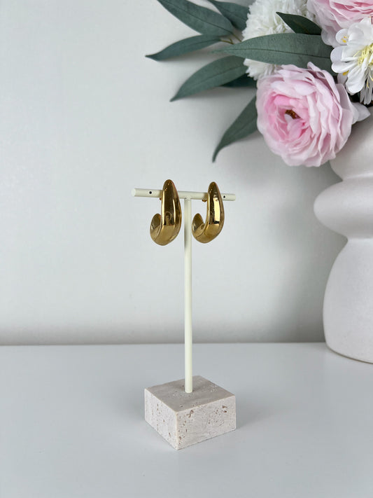 Oorbellen halve maantjes