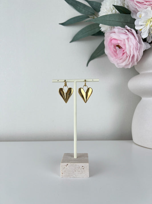 Oorbellen basic heart