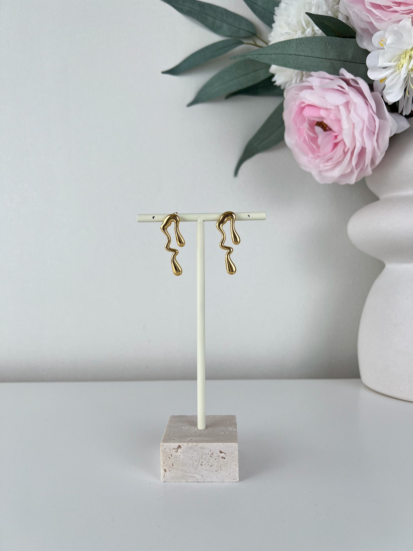Oorbellen asymmetrische drups