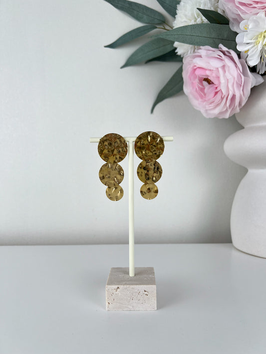 Oorbellen three gold coins