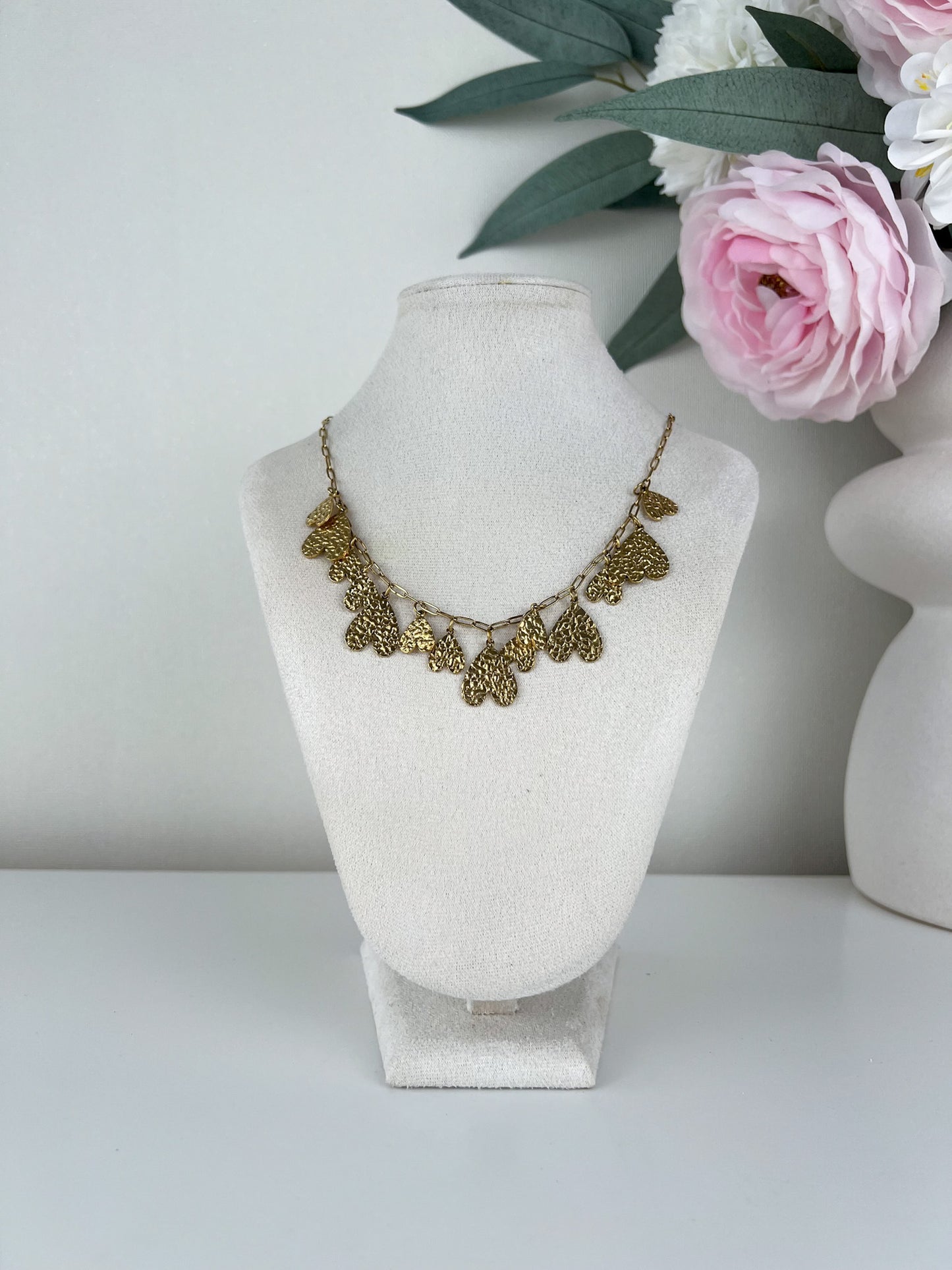 Ketting upside down hearts