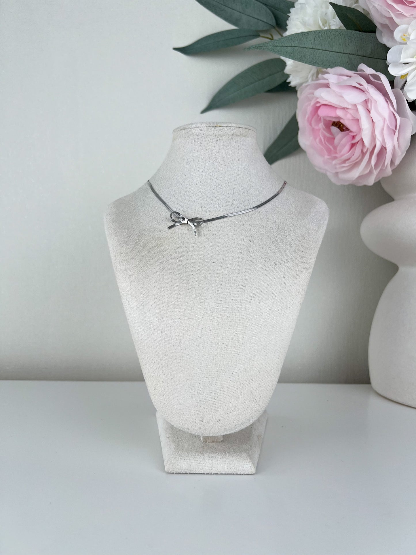 Ketting short with bow