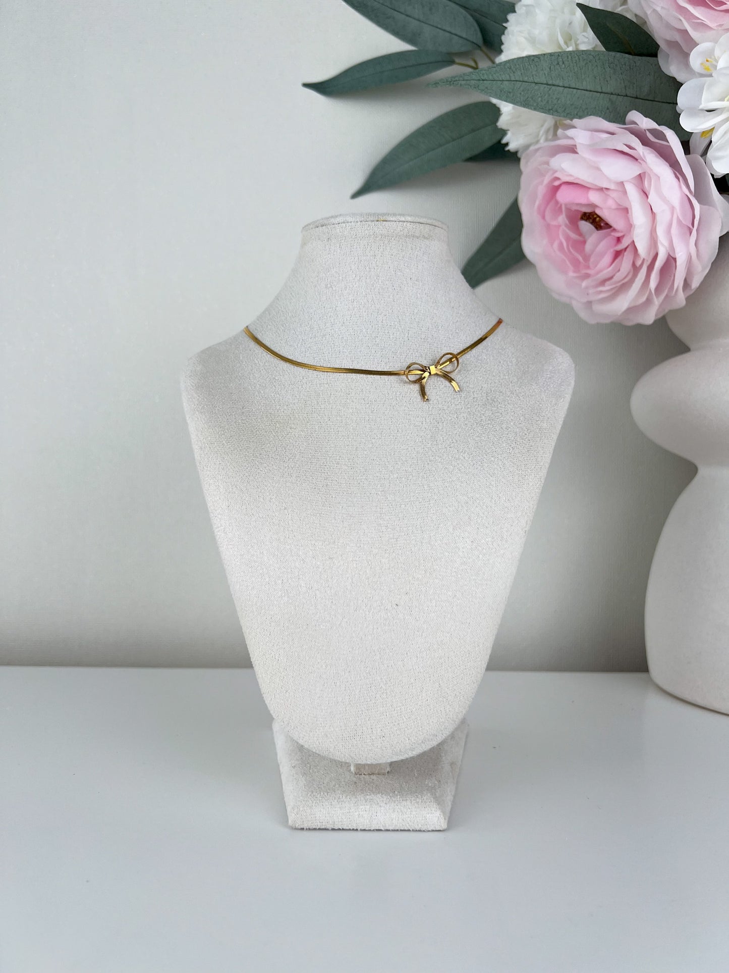 Ketting short with bow