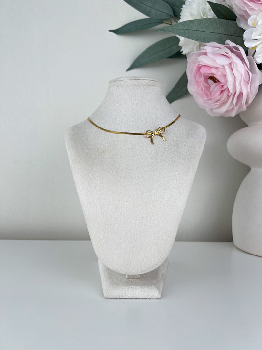 Ketting short with bow