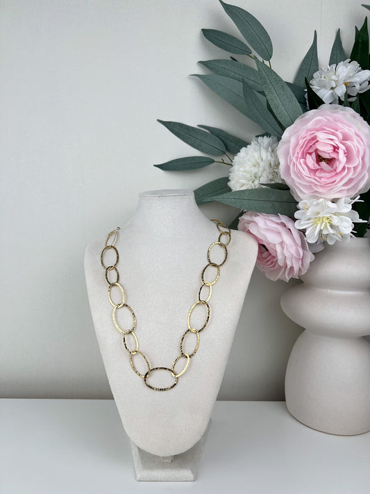 Lange ketting met ovalen