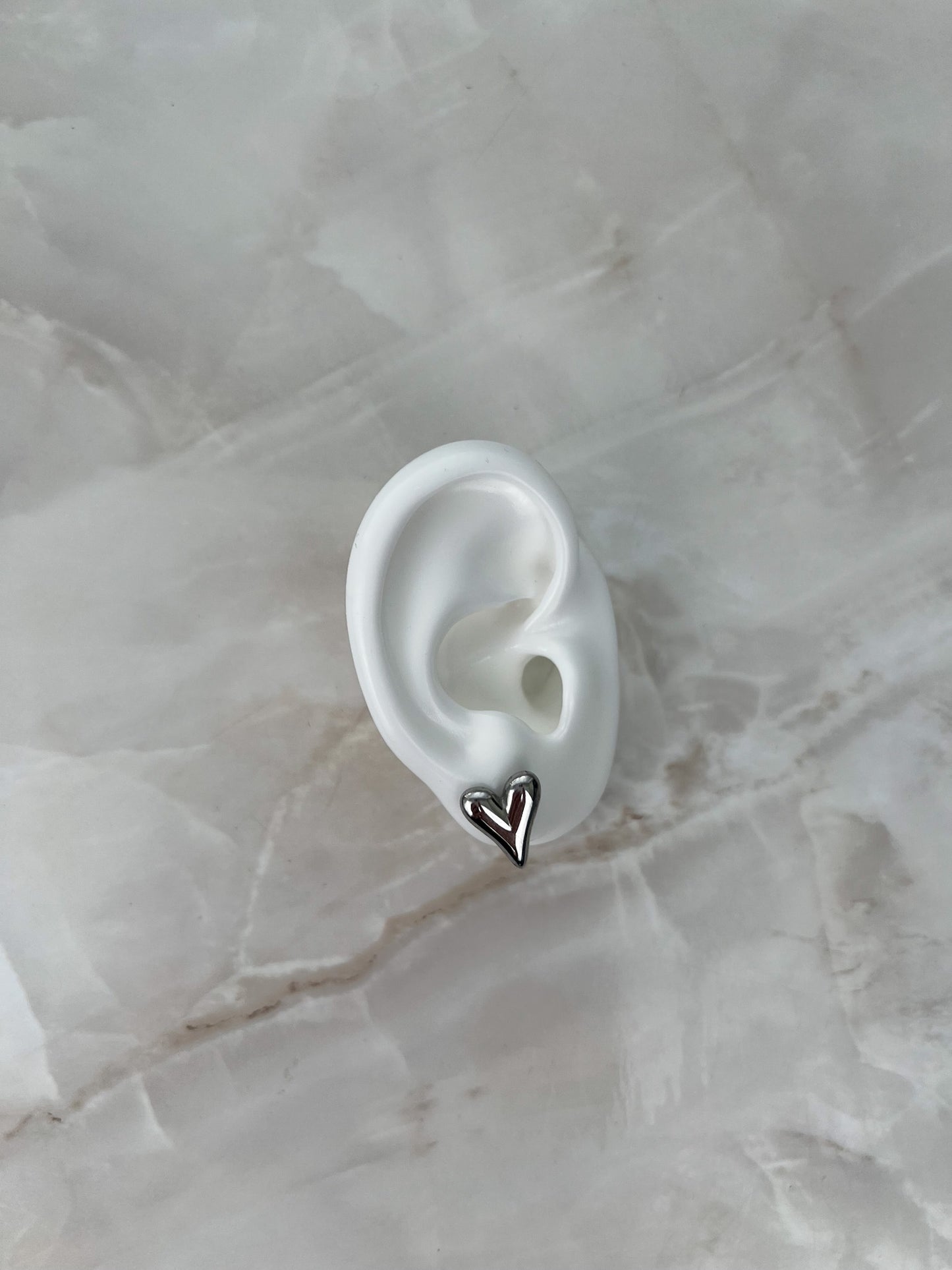 Stud oorbellen lovely heart