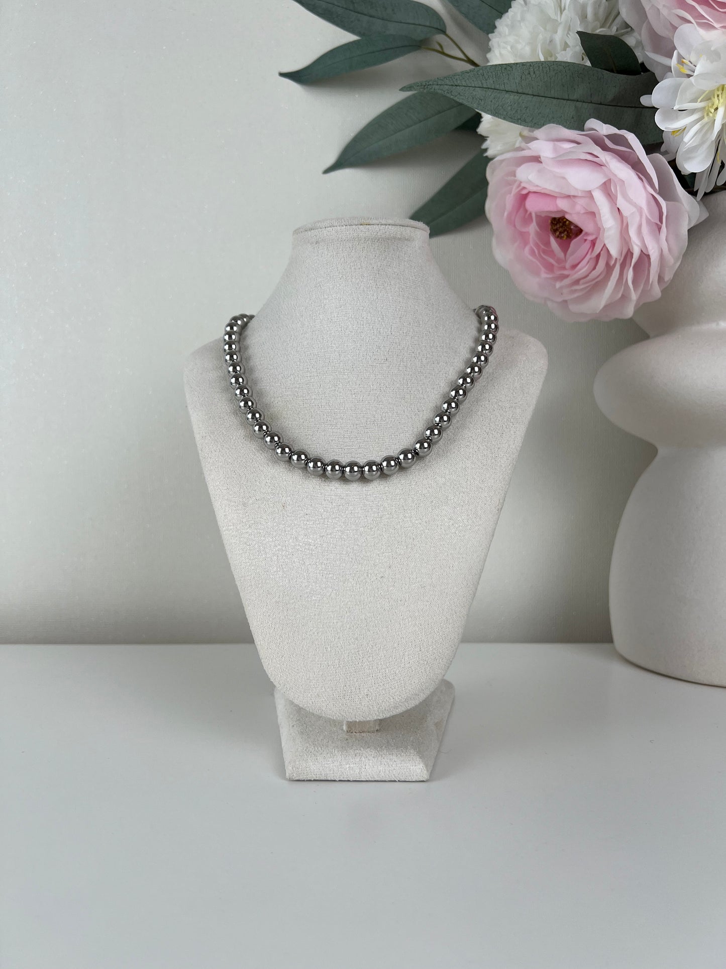 Grove ketting met ronde balletjes