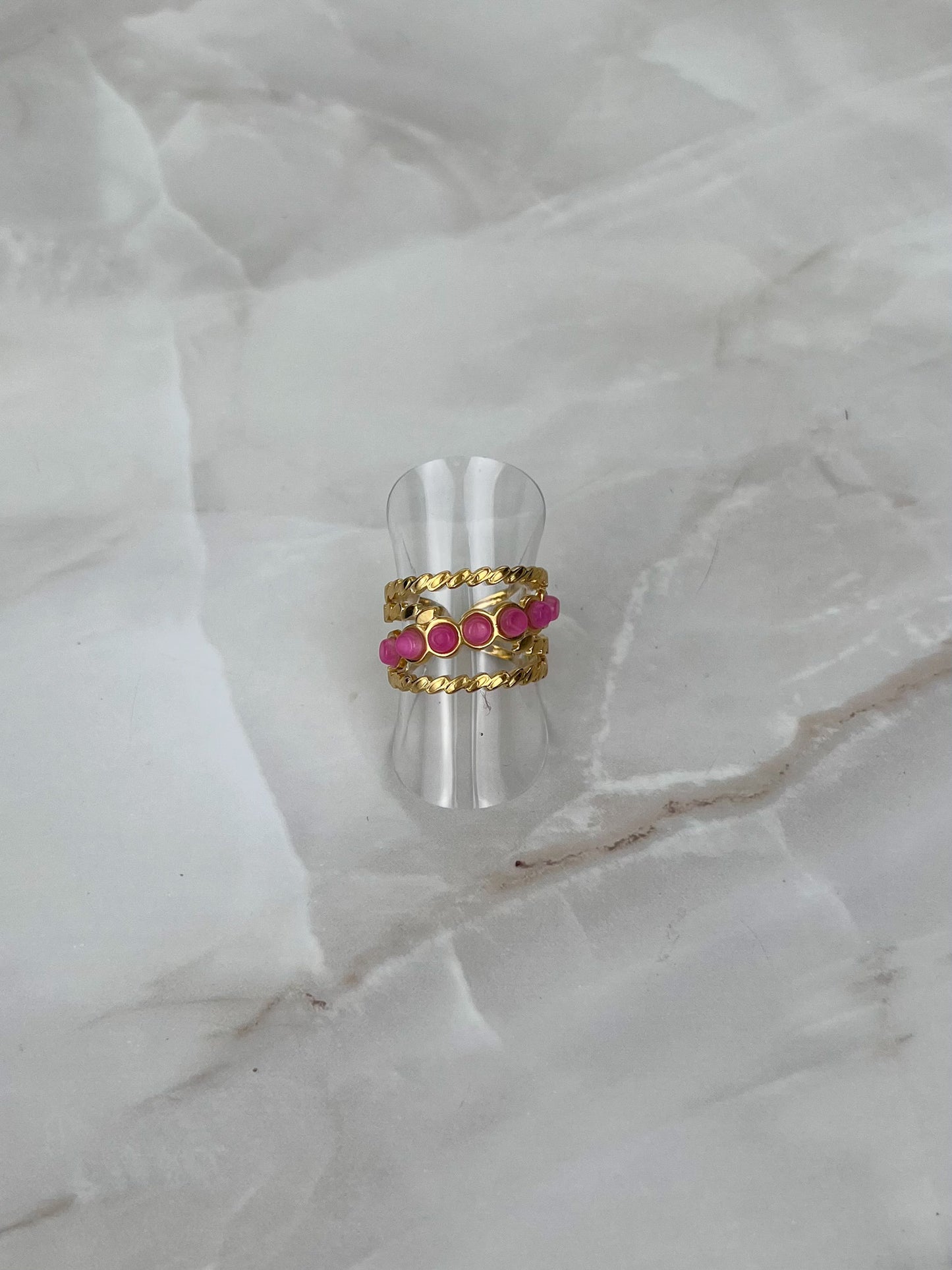 Ring meerdere laagjes kleur