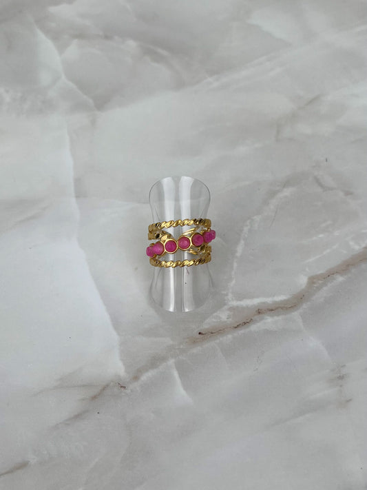 Ring meerdere laagjes kleur
