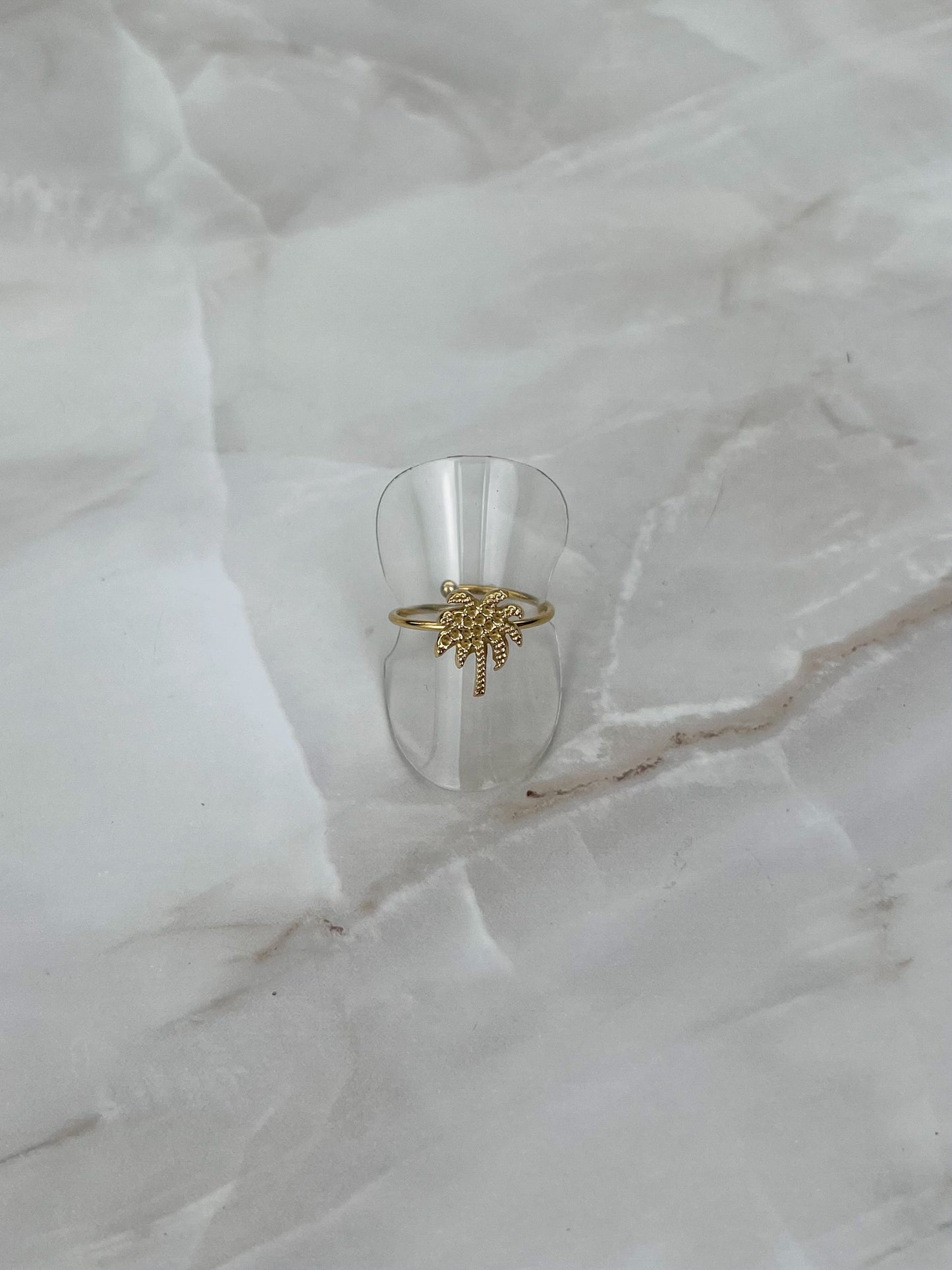 Ring klein palmboompje