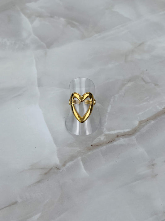 Ring open hart band