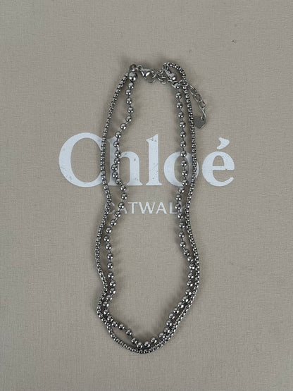 Ketting dubbellaags balletjes