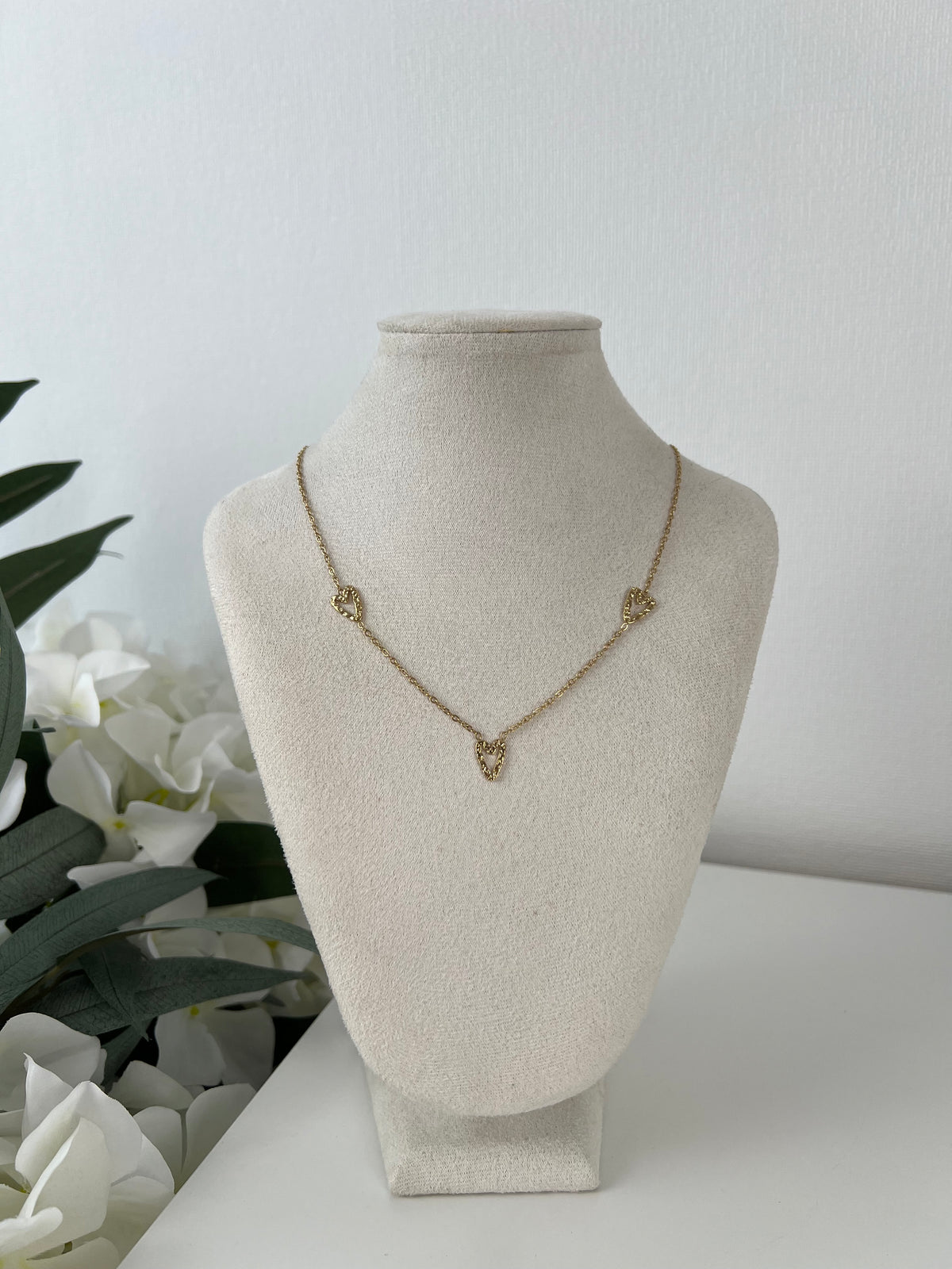 Ketting 3 hartjes