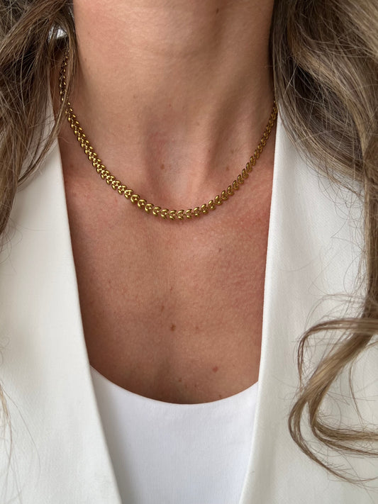Ketting flat leaves