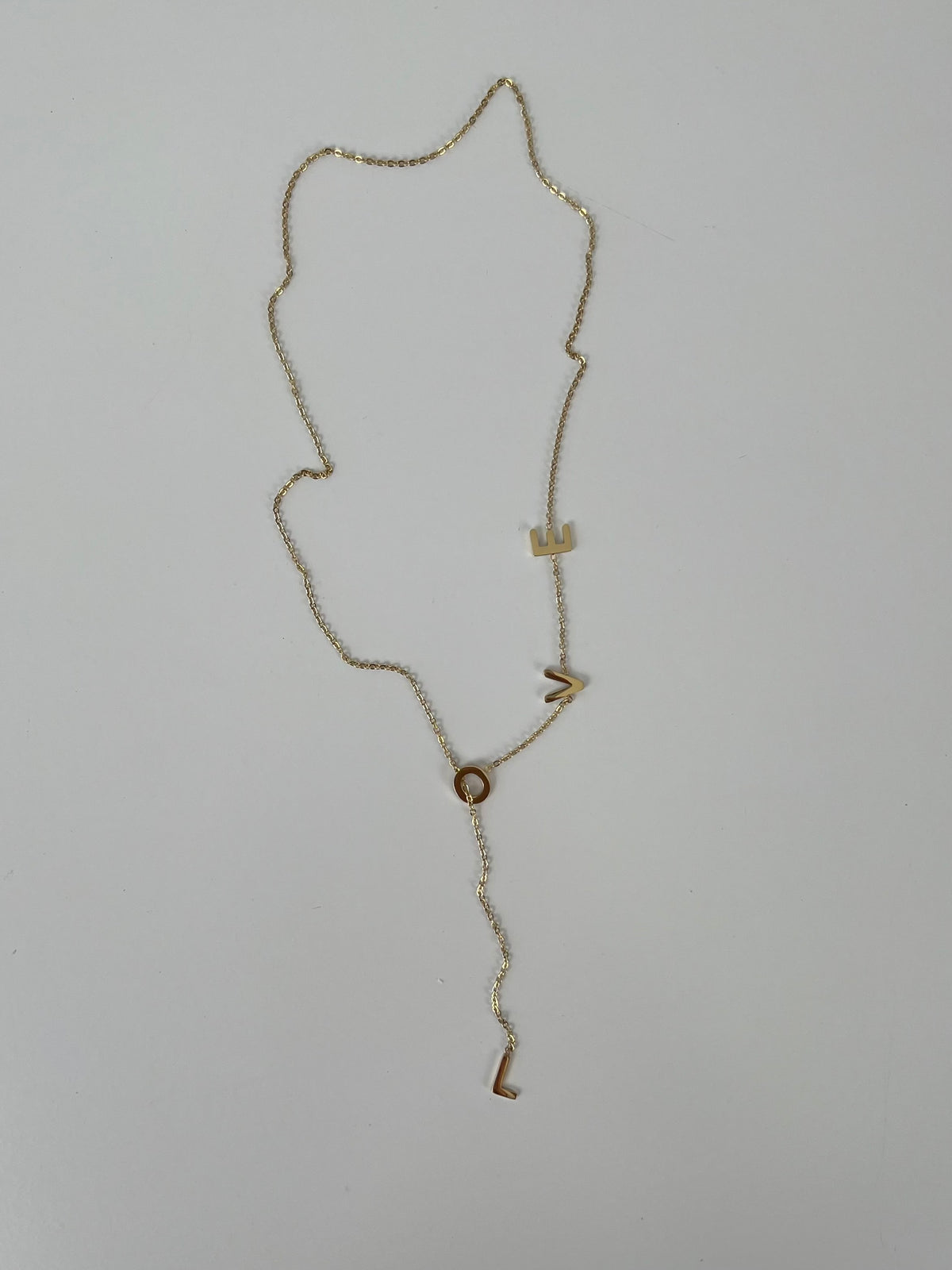 Y ketting LOVE letters
