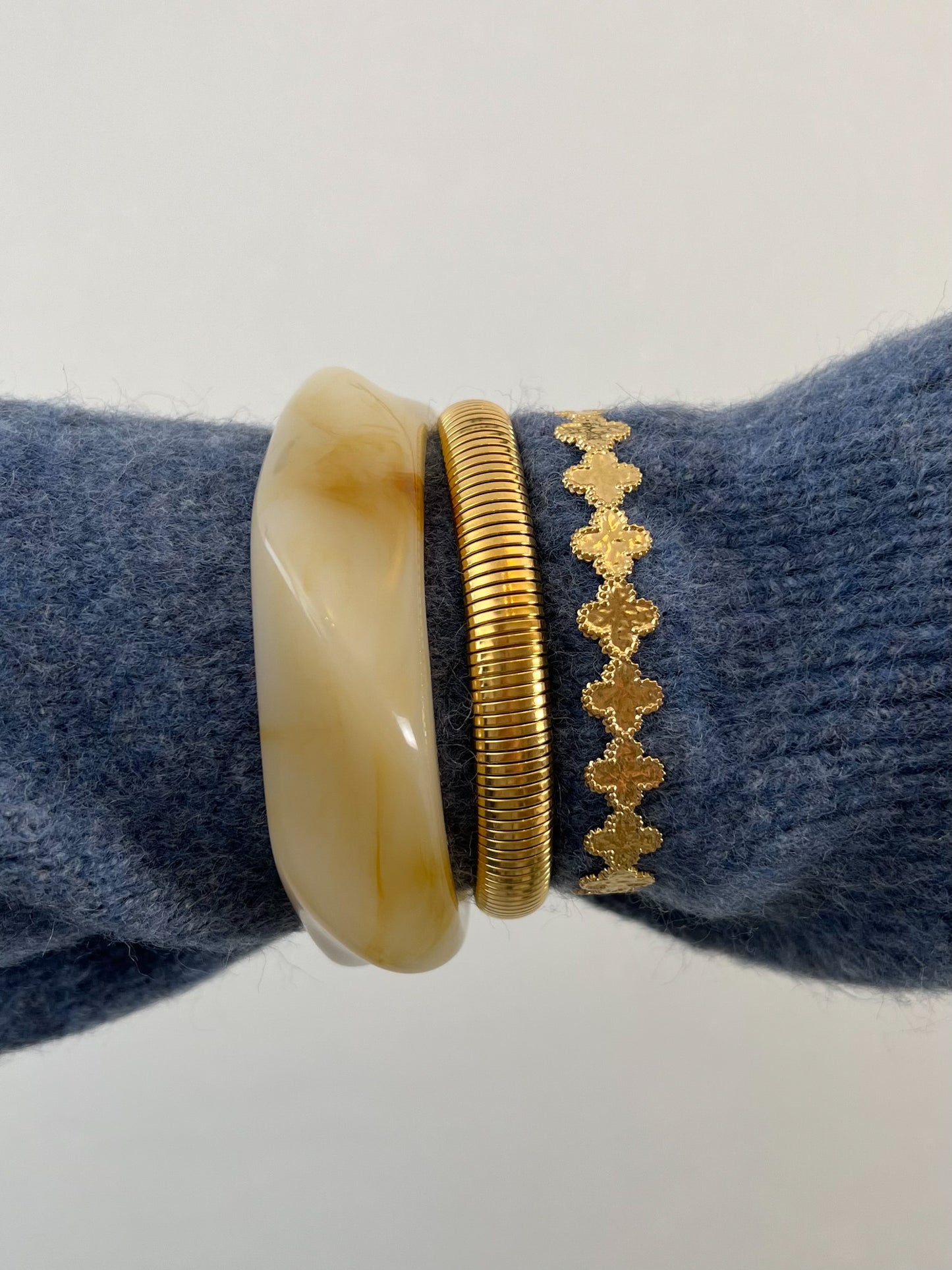 Bangle armband allround klavers