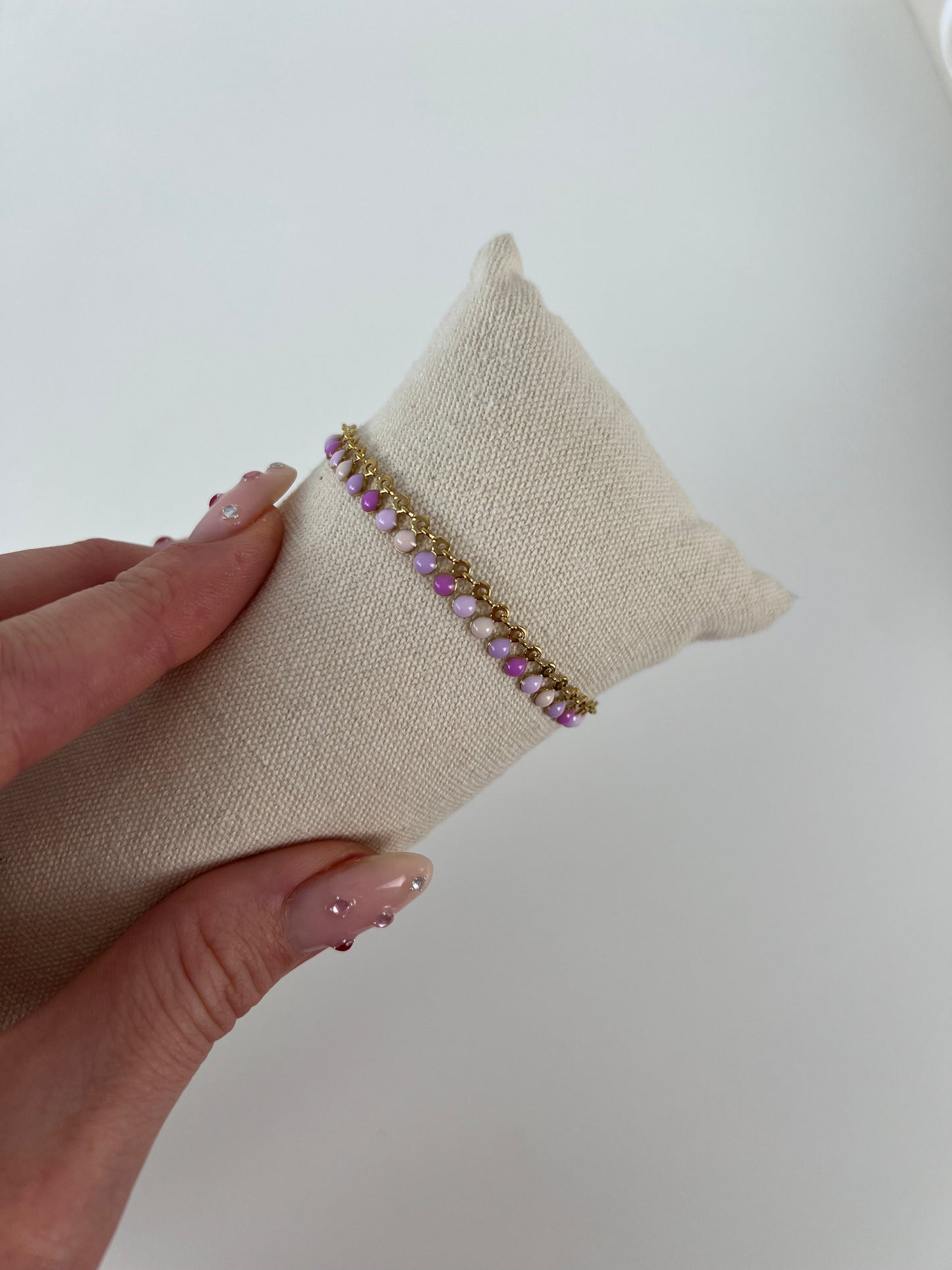 Armband gekleurde drups