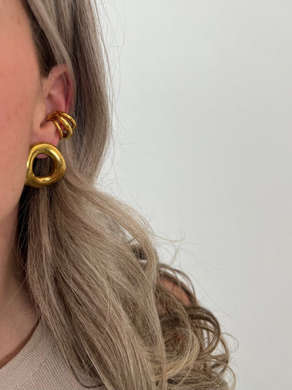 Oorbellen asymmetrische O