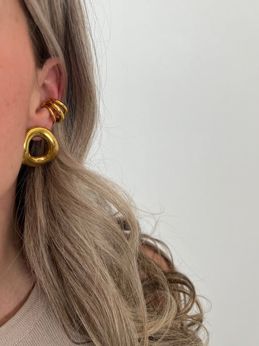 Oorbellen asymmetrische O