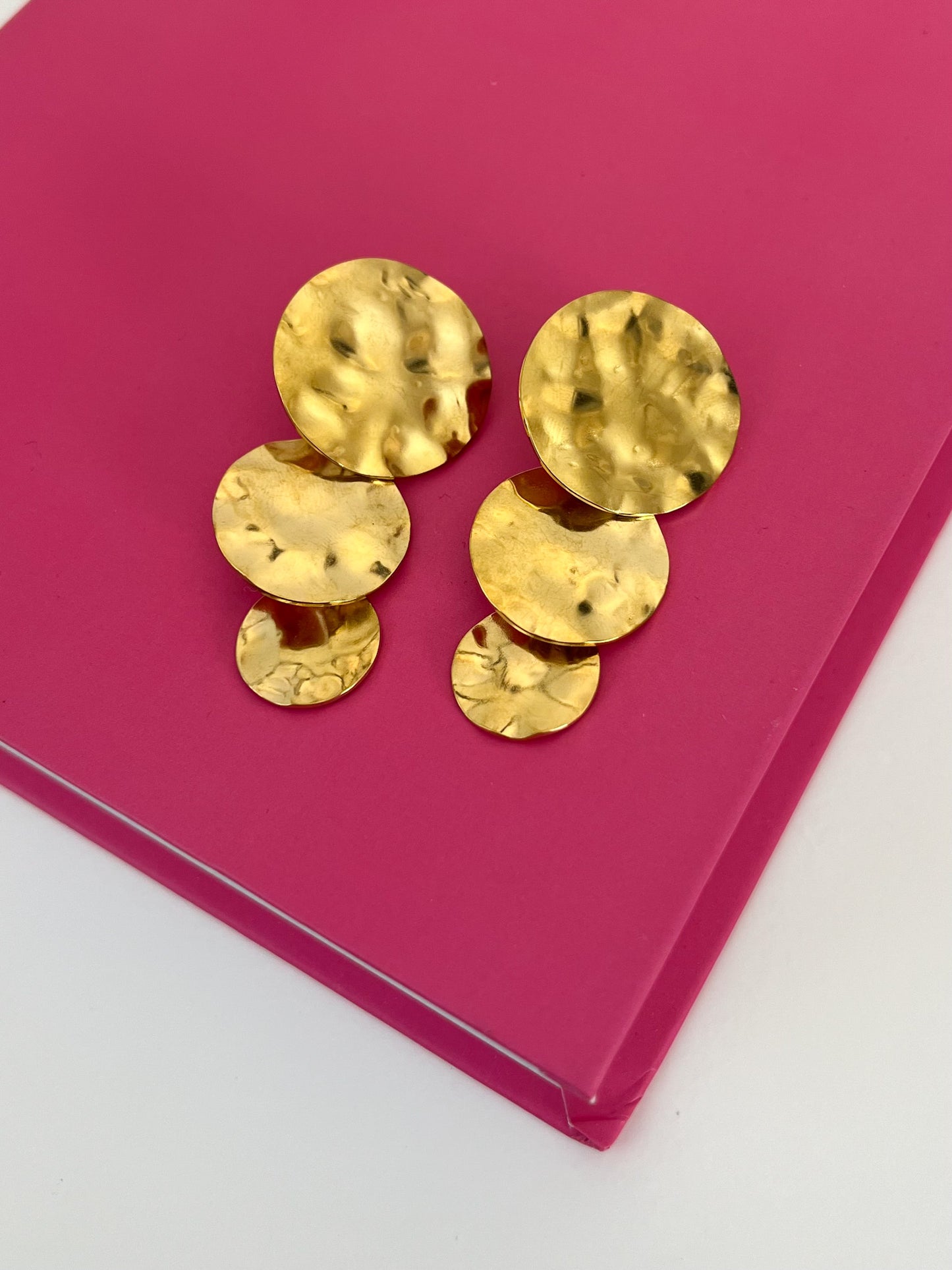 Oorbellen three gold coins