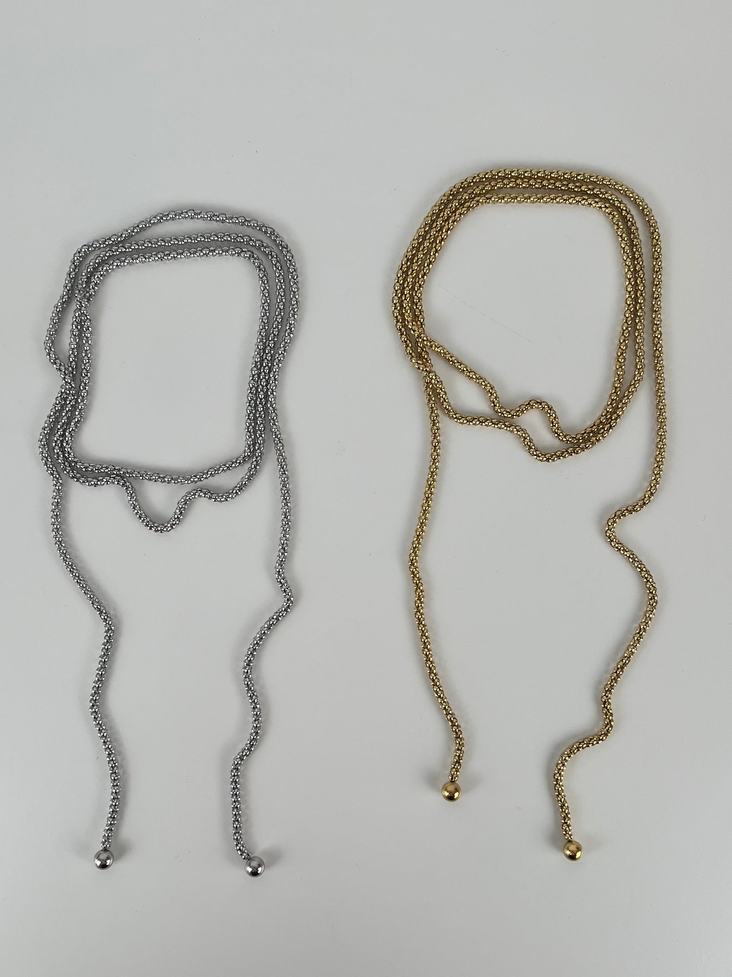 Gedraaide lange touw ketting