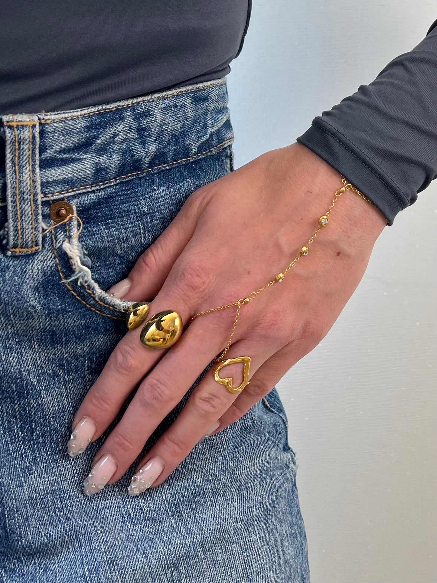 Ring asymetrisch hartje