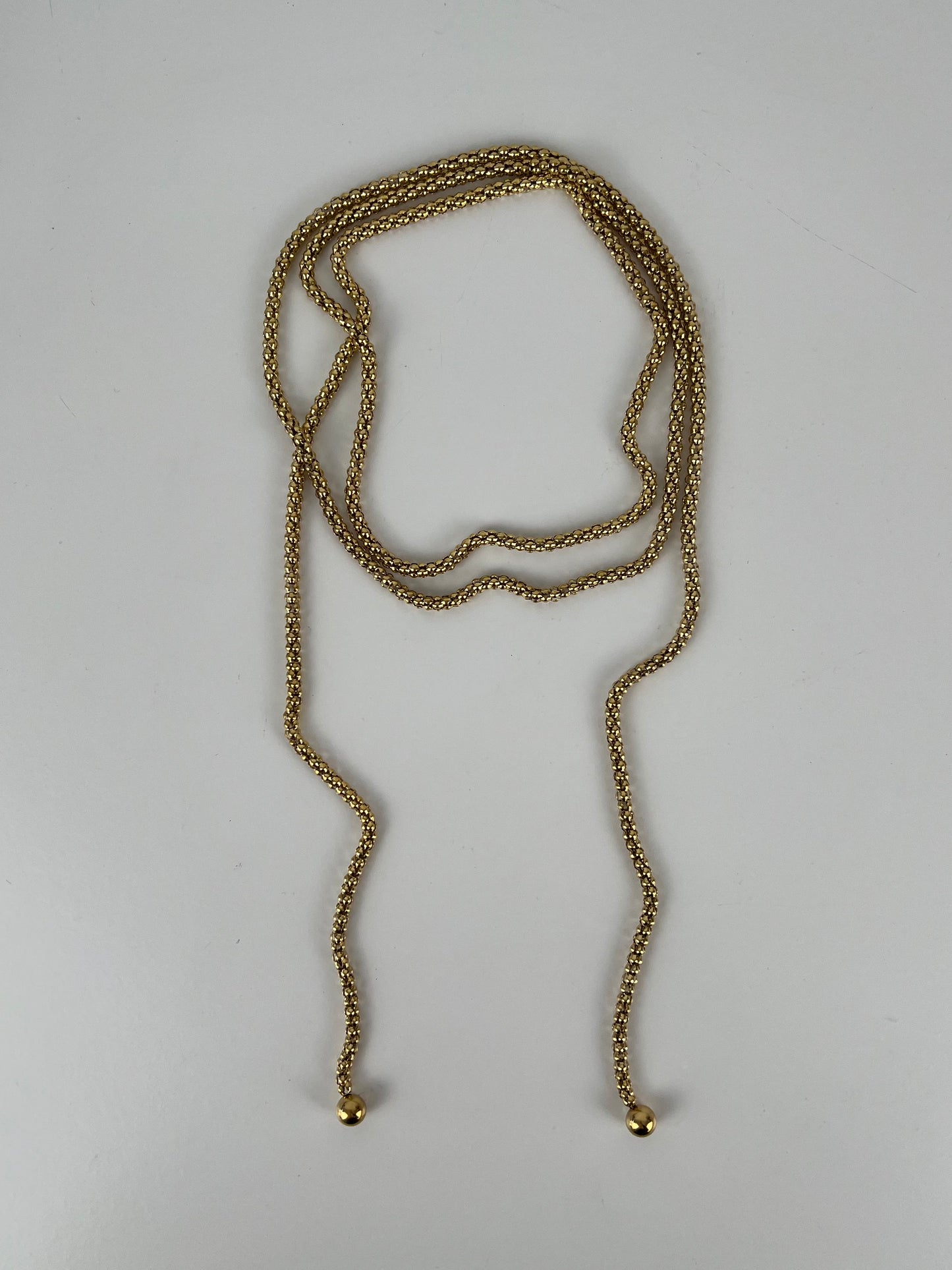 Gedraaide lange touw ketting