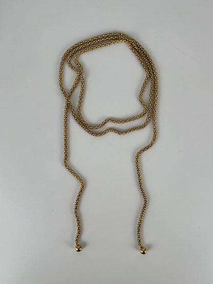 Gedraaide lange touw ketting