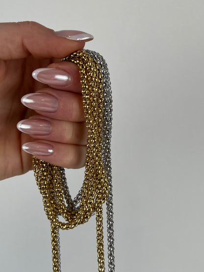 Gedraaide lange touw ketting