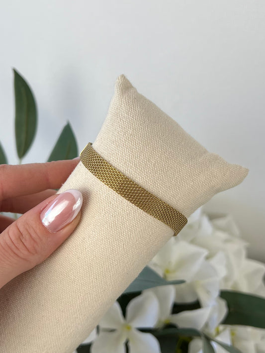 Platte armband