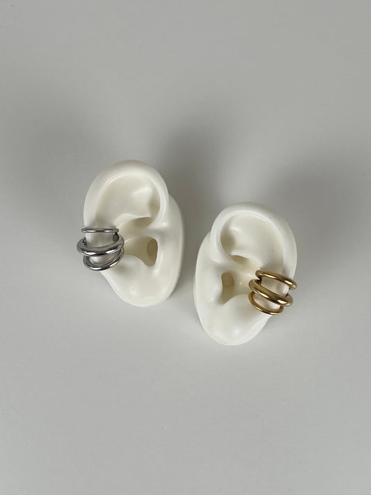 Earcuff statment 3 layers