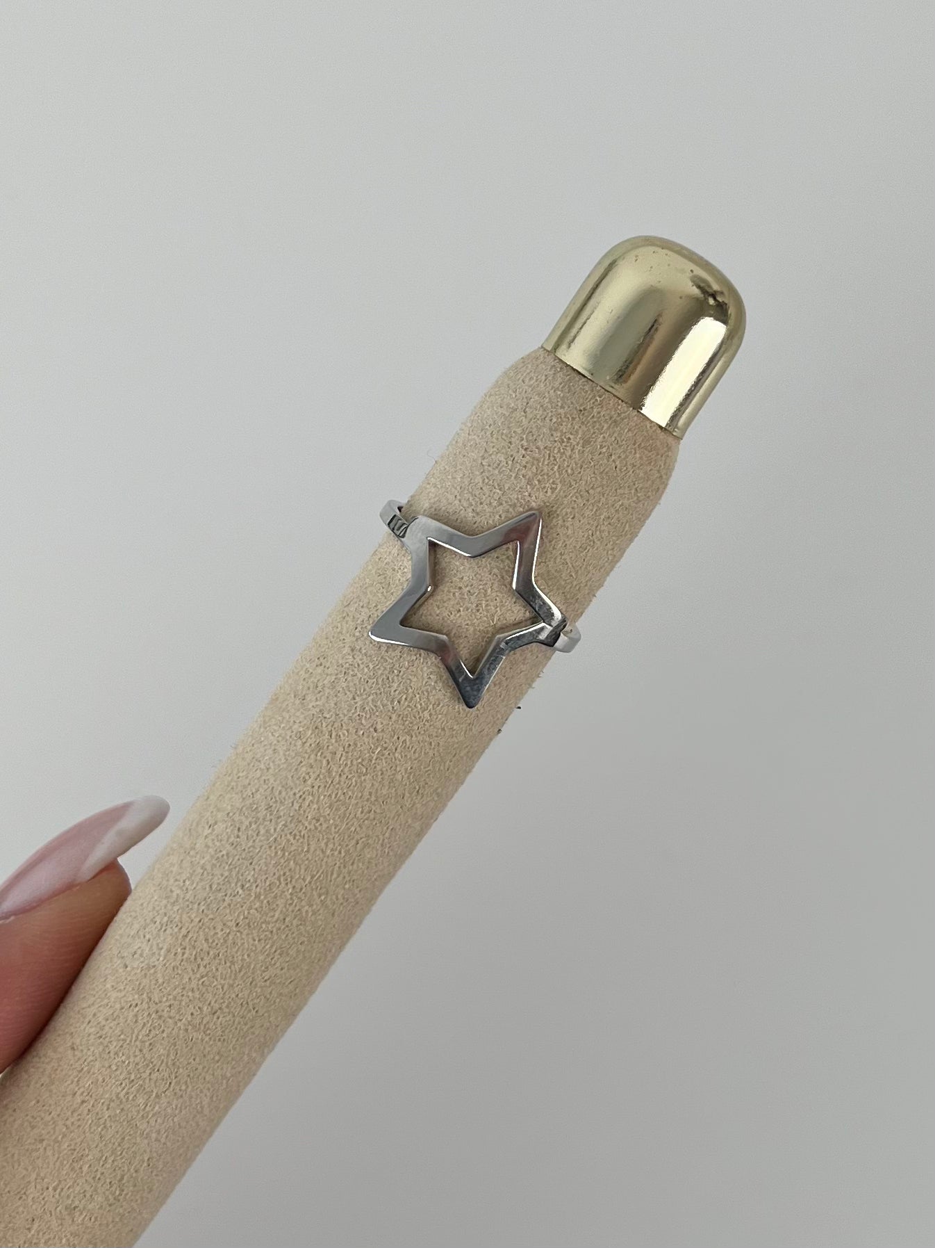 Ring plat open ster