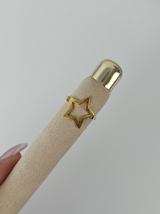 Ring plat open ster