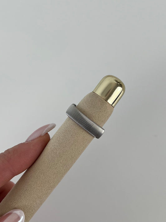 Ring zilveren rand